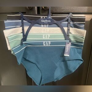 GapBody Women's Ribbed Hipster Underwear Set of 5 -NWT